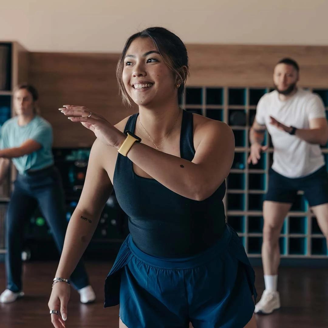 Woman in Dance Class