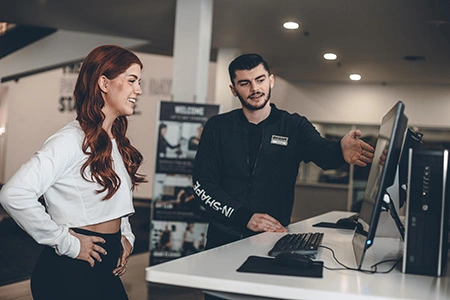 front desk staff